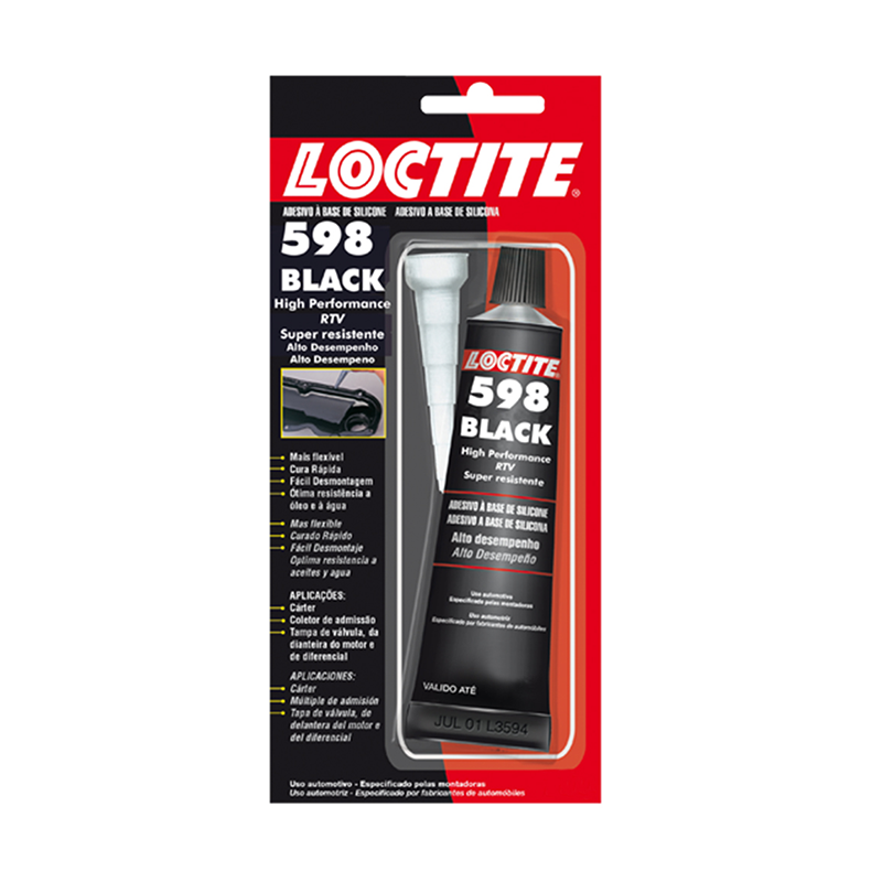 Silicona Loctite Negra 598 80ML – LUVALY